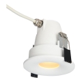 Azzardo AZ5389 - Iluminação embutida de casa de banho ROMOLO 1xGU10/50W/230V IP65 branco