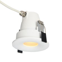 Azzardo AZ5389 - Iluminação embutida de casa de banho ROMOLO 1xGU10/50W/230V IP65 branco