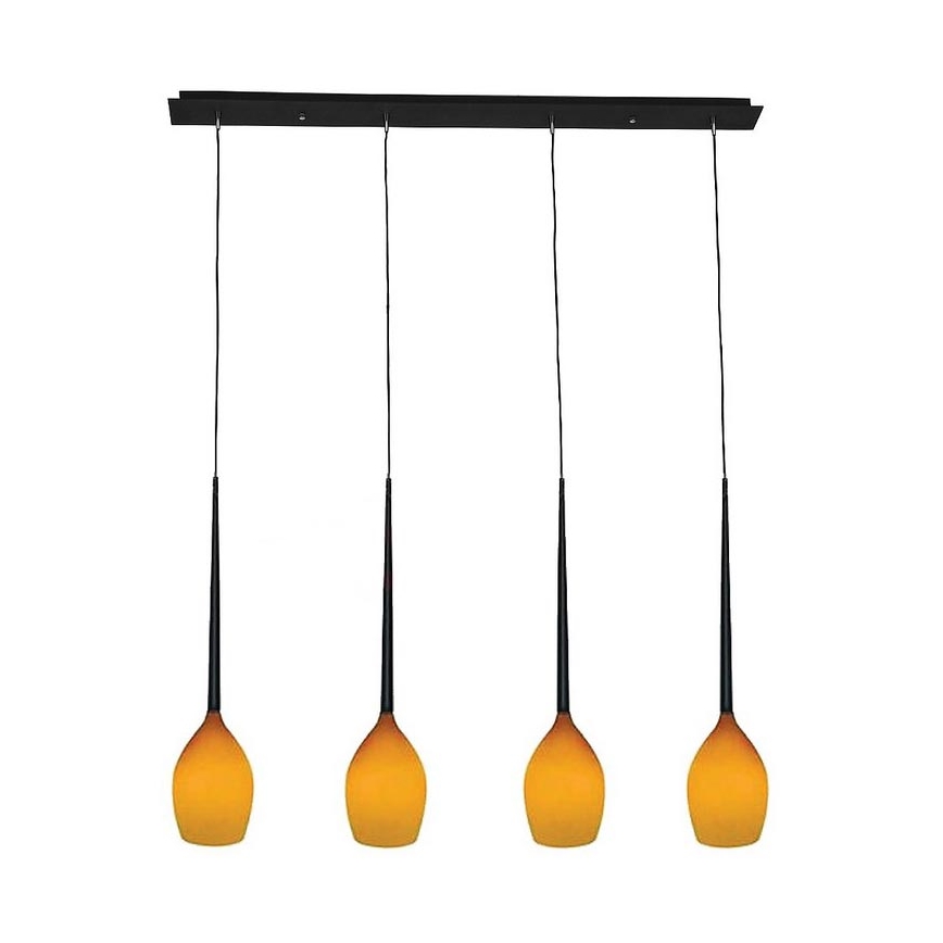 Azzardo - Vidro de substituição para candeeiro IZZA - amarelo diâmetro 13 cm