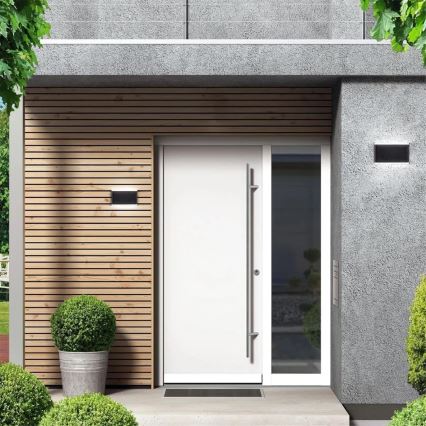 B.K. Licht 1184 - Luminária de parede LED exterior 2xLED/3,5W/230V IP44 4000K