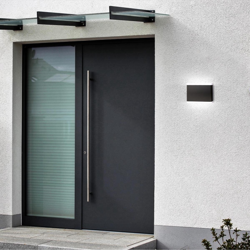 B.K. Licht 1184 - Luminária de parede LED exterior 2xLED/3,5W/230V IP44 4000K