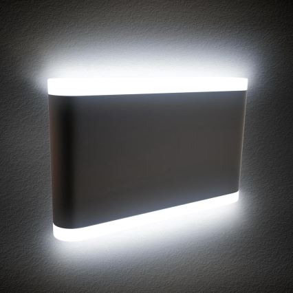 B.K. Licht 1184 - Luminária de parede LED exterior 2xLED/3,5W/230V IP44 4000K