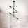B.K. Licht 1344 - Candelabro suspenso 6xE27/60W/230V