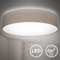 B.K. Licht 1395 - Iluminação de teto LED LED/20W/230V taupe