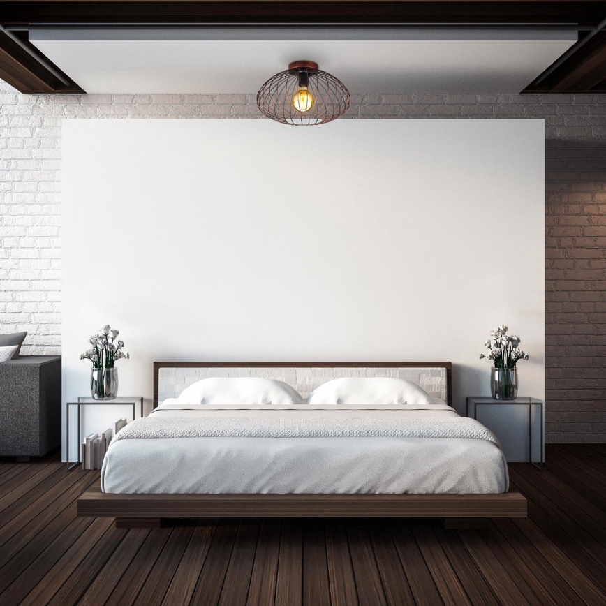 B.K. Licht 1471 - Candelabro montado à superfície RETRO 1xE27/40W/230V cobre