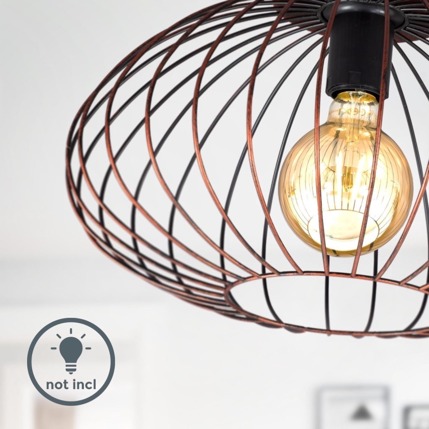 B.K. Licht 1471 - Candelabro montado à superfície RETRO 1xE27/40W/230V cobre