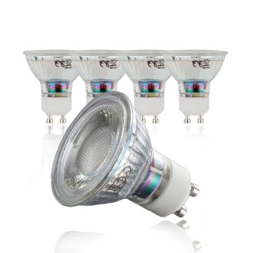 B.K.Licht - Conjunto de 5 lâmpadas LED GU10, 5W, 230V, 3000K