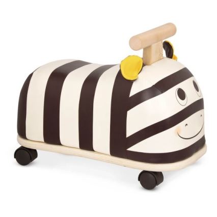 B-Toys - Bicicleta de empurrar Zebra
