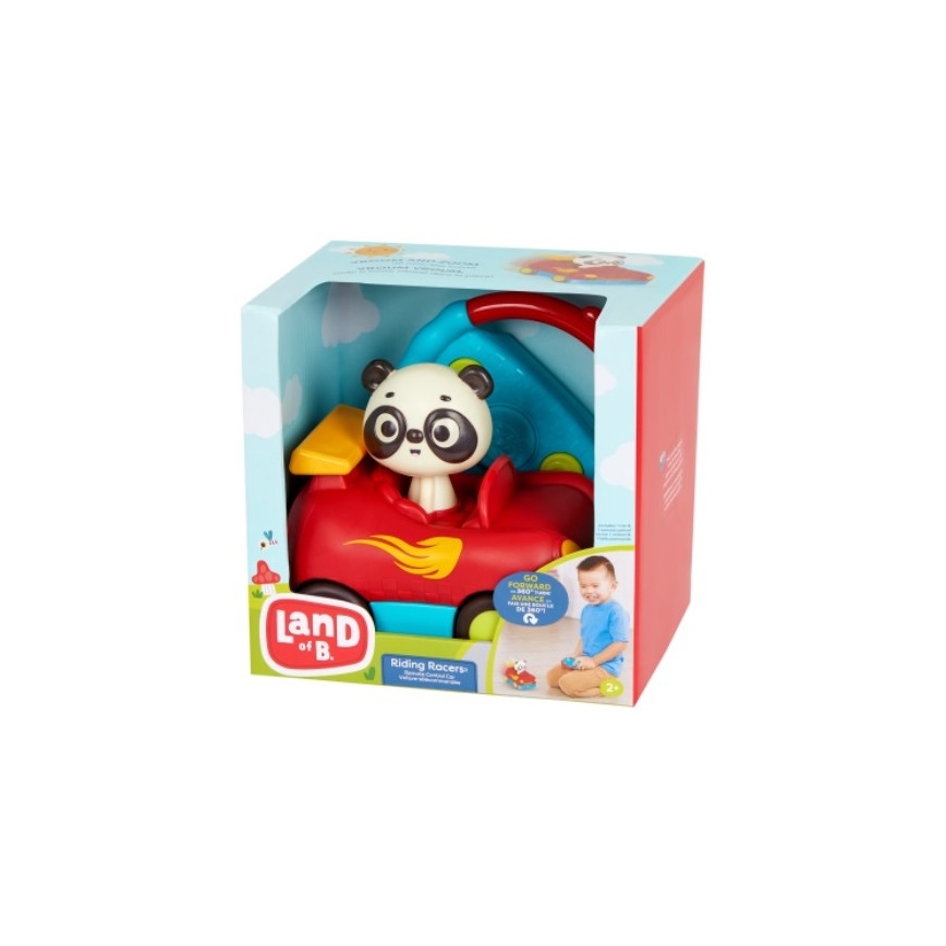 B-Toys - Carro com comando Panda Bingo 4xAA + 2xAAA