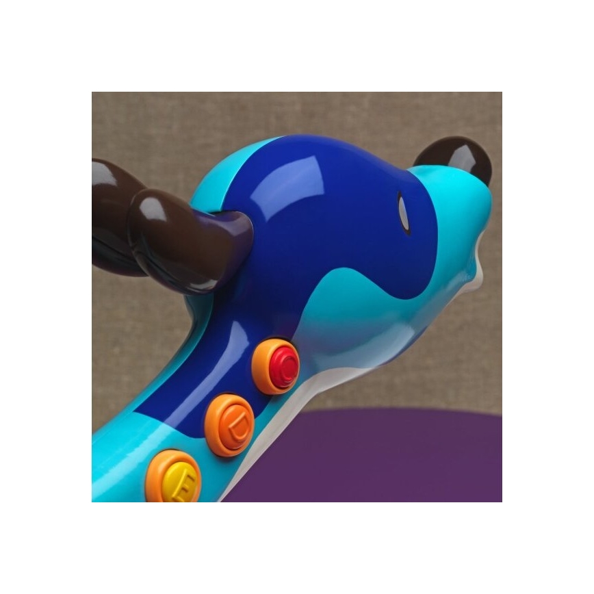 B-Toys - Guitarra elétrica para criança Cão Woofer 3xAA