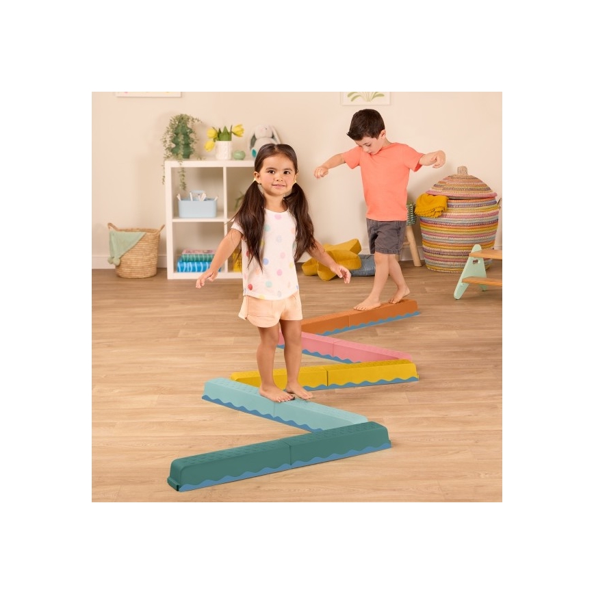 B-Toys - Percurso de obstáculos BALANCE & HOP 10 unid.