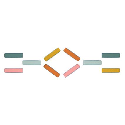 B-Toys - Percurso de obstáculos BALANCE & HOP 10 unid.