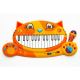 B-Toys - Piano com microfone para criança Cat 4xAA