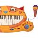 B-Toys - Piano com microfone para criança Cat 4xAA