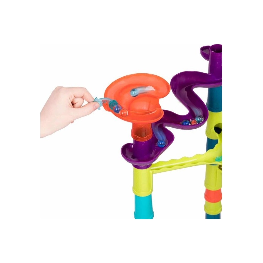 B-Toys - Pista para berlindes MARBLE Deluxe 3xAG13