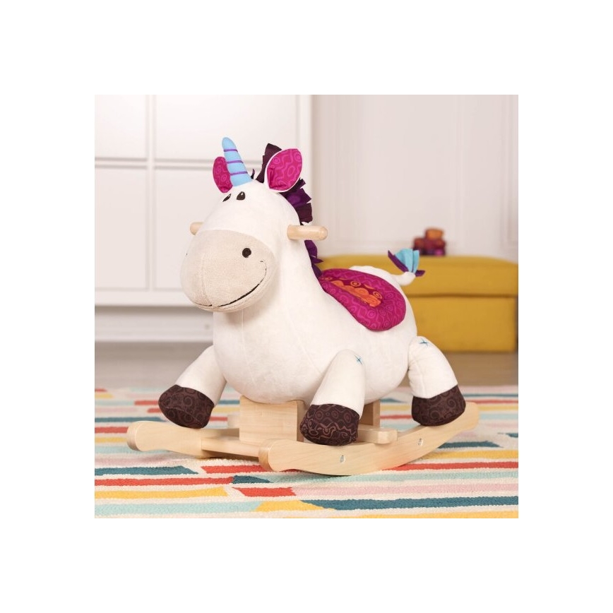 B-Toys - Unicórnio de baloiço DILLY DALLY álamo