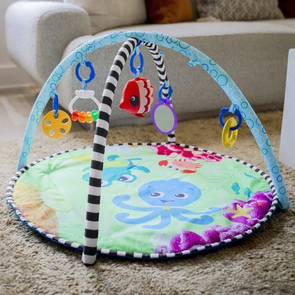 Baby Einstein - Cobertor infantil para brincar com water mat 2em1 SEA FLOOR EXPLORERS