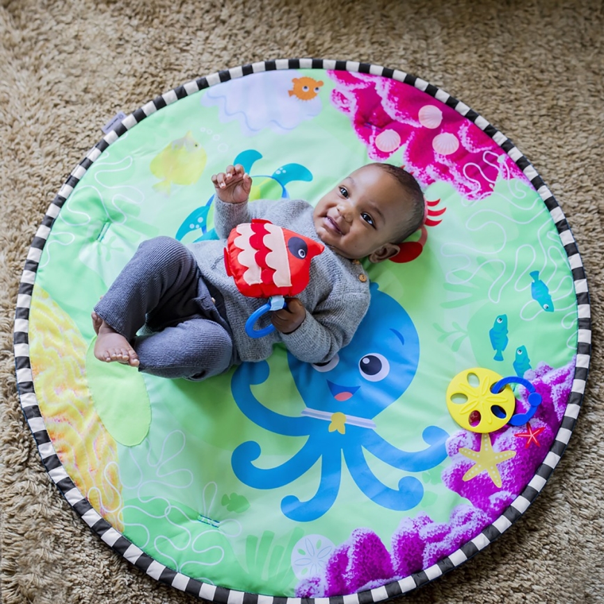 Baby Einstein - Cobertor infantil para brincar com water mat 2em1 SEA FLOOR EXPLORERS