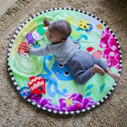 Baby Einstein - Cobertor infantil para brincar com water mat 2em1 SEA FLOOR EXPLORERS