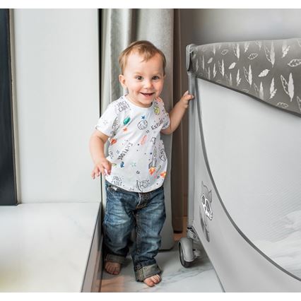 BabyOno - Berço de viagem BASIC cinzento