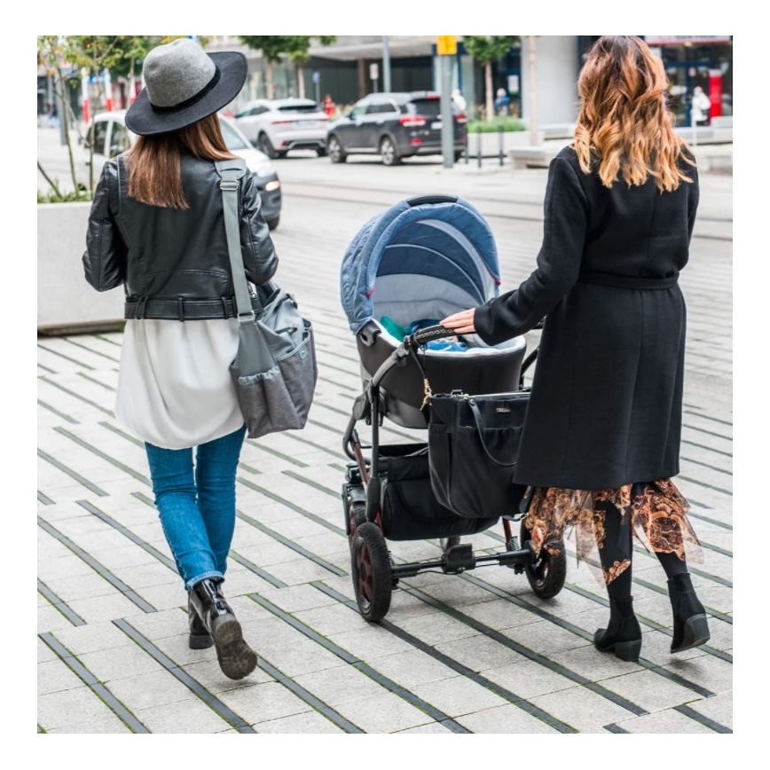 BabyOno - Saco de muda da roupa para carrinho de bebé Coco preto