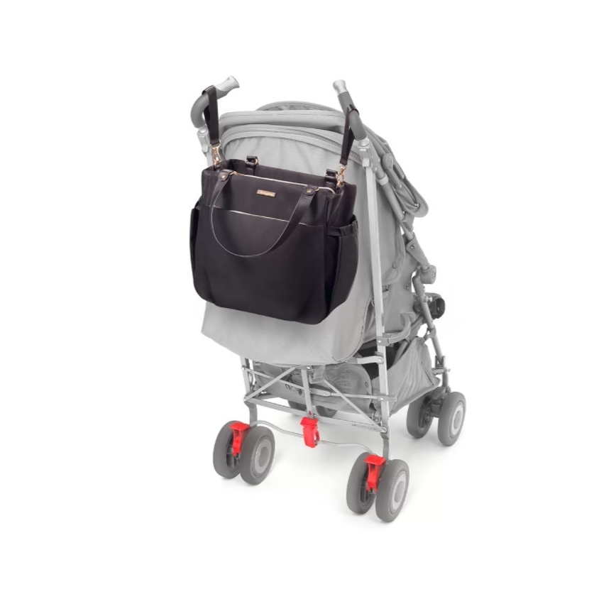 BabyOno - Saco de muda da roupa para carrinho de bebé Coco preto