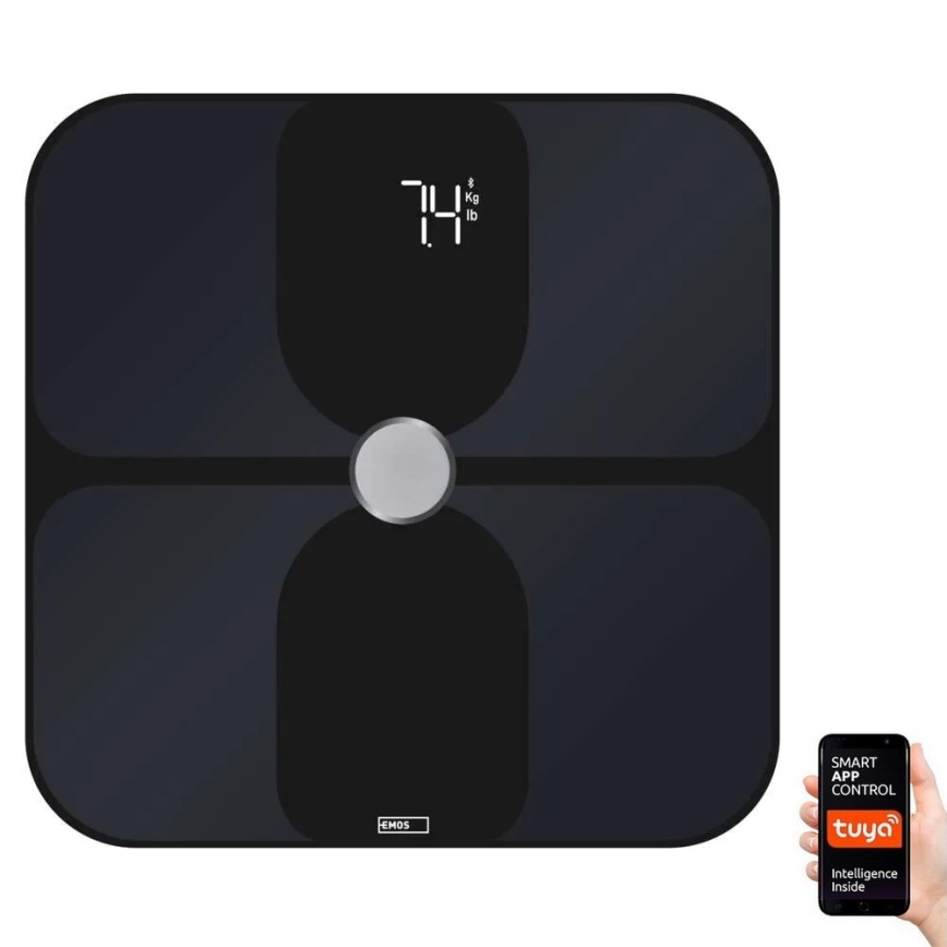 Balança pessoal inteligente GoSmart 3xAAA Tuya