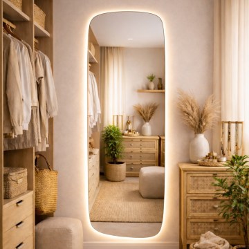 Baltica Design - LED Espelho de parede para casa de banho com iluminação integrada STONE CALM LED/15W/230V 4500K 155x50 cm IP65