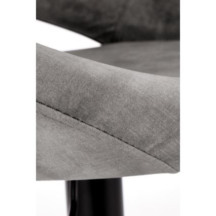 Banco de bar 100x48 cm cinzento/antracite