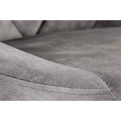 Banco de bar 106x47 cm cinzento/preto