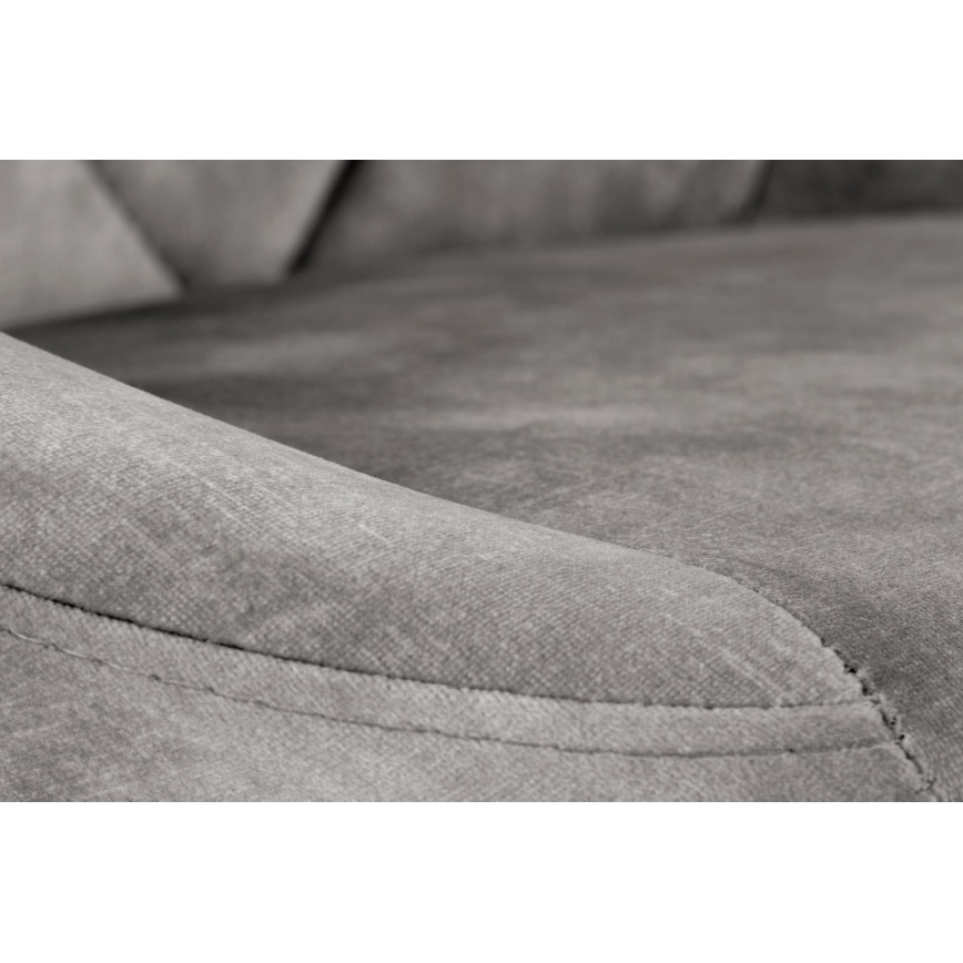 Banco de bar 106x47 cm cinzento/preto