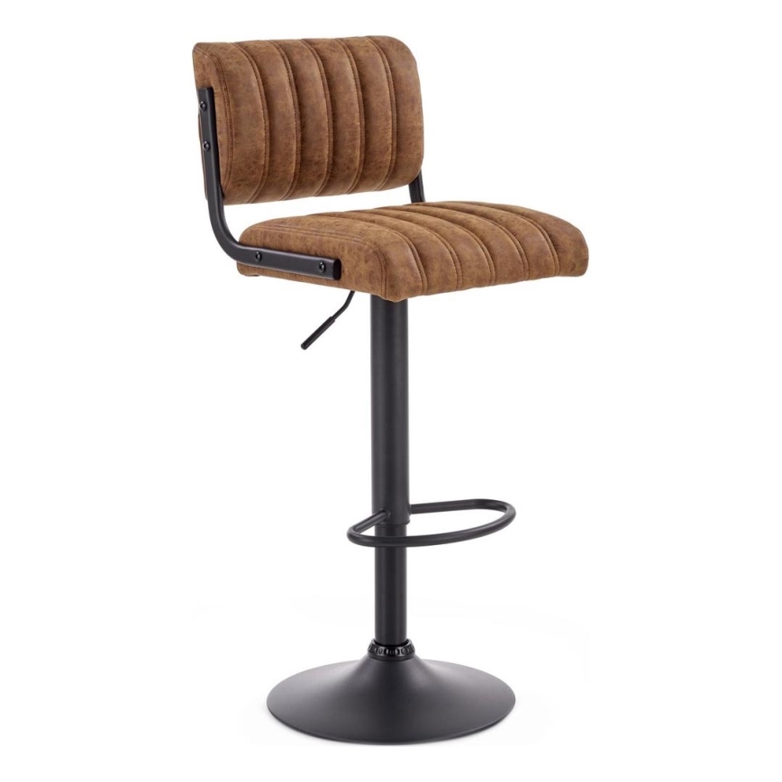 Banco de bar 109x46 cm preto/castanho