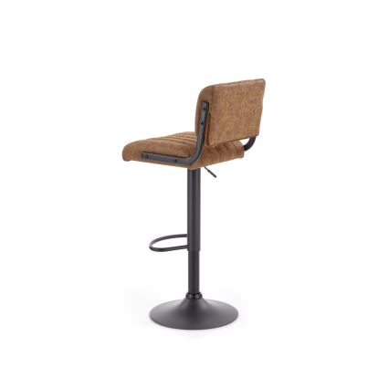 Banco de bar 109x46 cm preto/castanho