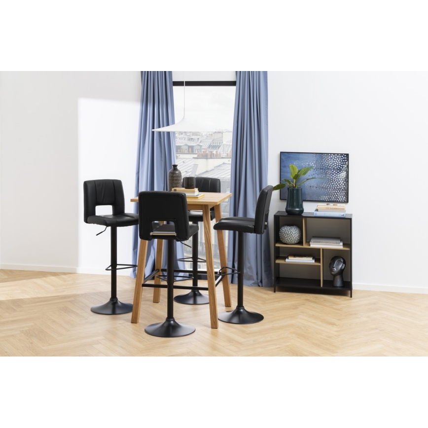 Banco de bar SERENA 1 unid. preto