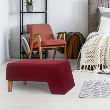 Banco KATE 40x84 cm vermelho