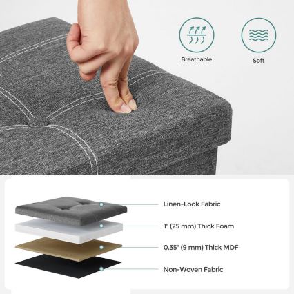 Banco SULTAN cinzento