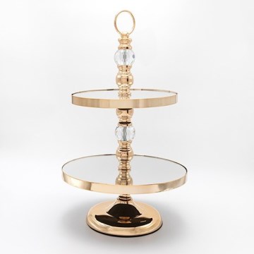 Bandeja decorativa 50x30 cm dourado