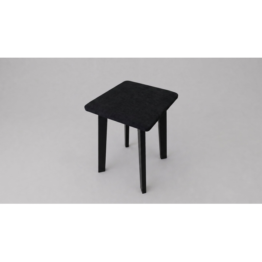 Banqueta LUBE 36x36 cm preta