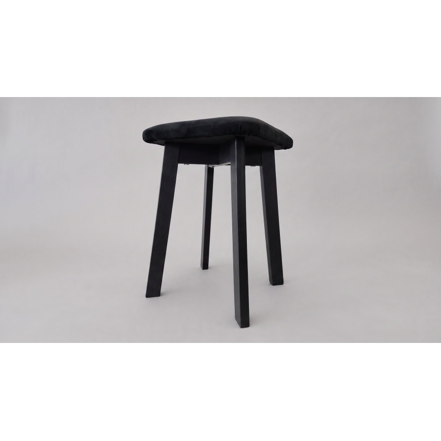 Banqueta LUBE 36x36 cm preta
