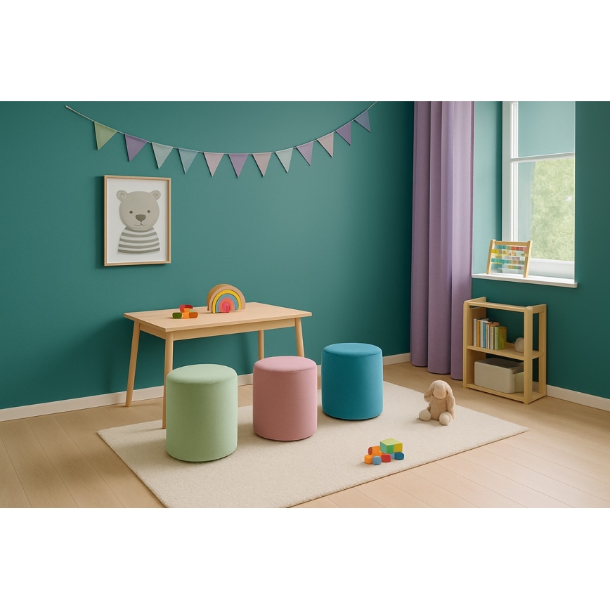 Banqueta VEX, diâmetro 36 cm, azul