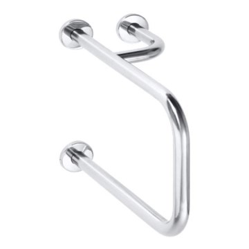 Barra de apoio 23,5x38 cm, aço inoxidável/prateada