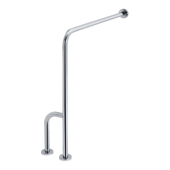 Barra de apoio 23x89 cm aço inoxidável/prateada