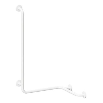 Barra de apoio para duche 66x118 cm branca