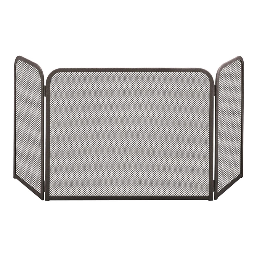 Barreira de segurança para lareira 48x107 cm antracite