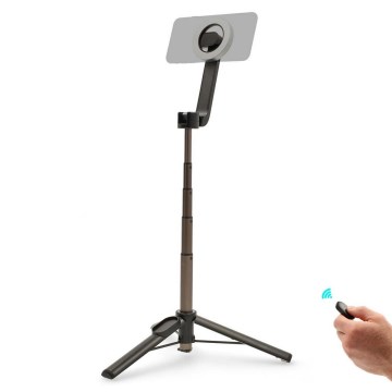 Bastão de selfie dobrável magnético 2 em 1 com tripé + controlo remoto