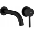 BAT-B0969 - Misturador de lavatório para instalação encastrada LUNGO preto mate