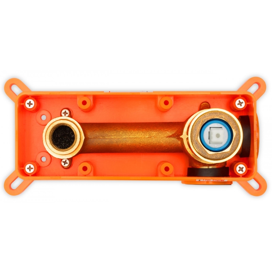 BAT-B0969 - Misturador de lavatório para instalação encastrada LUNGO preto mate