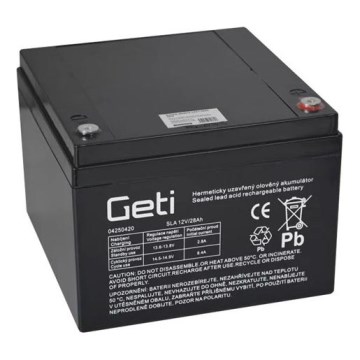Bateria de chumbo-ácido VRLA AGM 12V/28Ah
