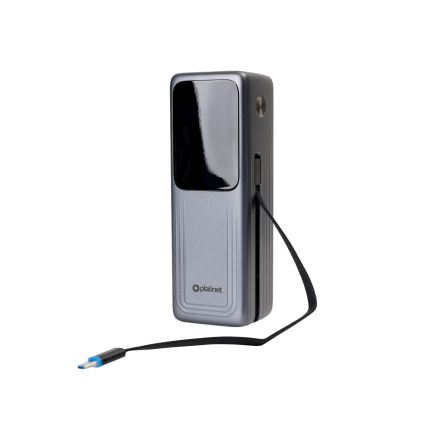 Bateria externa com ecrã LED Power Delivery 27000 mAh 3,7V preta