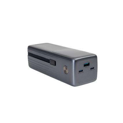 Bateria externa com ecrã LED Power Delivery 27000 mAh 3,7V preta